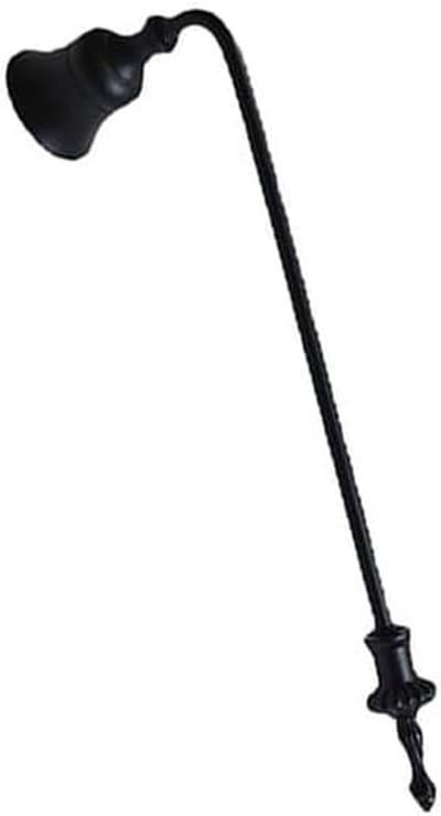 Roestvrijstalen Kaarsenblusser met Lange Steel - 19 cm - Vuurvast en Duurzaam - Beschermt Wick en Decoratie - Beschikbaar in Zwart, Goud en Zilver