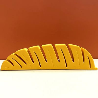 Porte-pinceaux multifonctionnel pour le séchage et le stockage Conçu pour permettre aux pinceaux de sécher avec les poils vers le bas Organisateur de rangement jaune