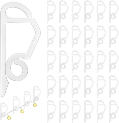 BOTC Kerstverlichtingsclips - 50 stuks Dakgootclips - Weerbestendige Lichtsnoerclips - Haken voor buitenverlichting - Halloween