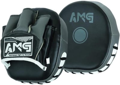 Mini Focus Pads - Precisie Mitten - Vechtsport Training - Handgemaakt Ontwerp - 6 inch Lengte - Zwart