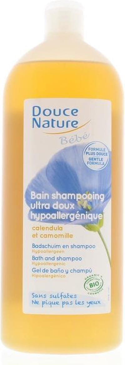 Douce Nature Baby badschuim & shampoo 1 liter