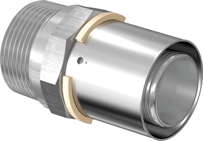Uponor s-press adapter mannelijke draad 63 mm x 2