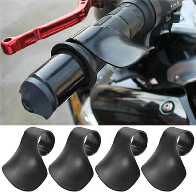 Comfortabele Polssteunen voor Motorfiets en Fiets, Ondersteuning voor Cruise Control, 4 Stuks voor Optimale Grip en Vermindering van Vermoeidheid