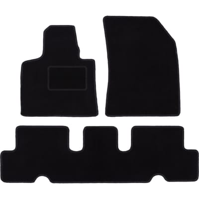 Zwarte veloursmatten voor: Citroen C4 Picasso II minivan (2013-)