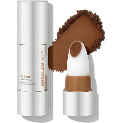 Fix & Fill Hairline Powder - Auburn, Haarlijndekking & -opvulling, Voor haar met een scheiding, Snelle oplossing voor dunne haarlijn, Haarschaduwpoeder, Haaruitgroei bijwerken, Langdurig resultaat & verstopt de haarzakjes niet, Fijne textuur & klontert niet, Voor vrouwen & mannen