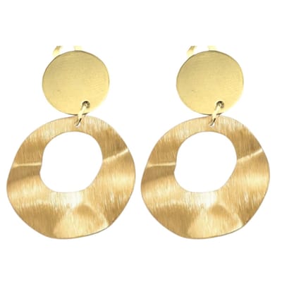 Clip oorbellen -Goudkleurig -geen gaatje- Charme Bijoux