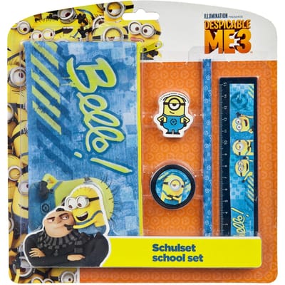 Minions Fun Schrijfwaren Set 5 delig