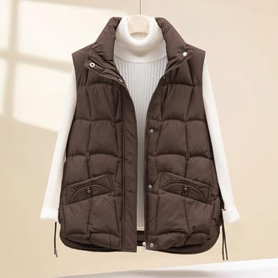 Los katoenen vest, Dames korte winterjas 2XL
