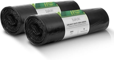 Extra Sterke Vuilniszakken 380 Liter - Extra Groot en Scheurbestendig (20 Stuks)