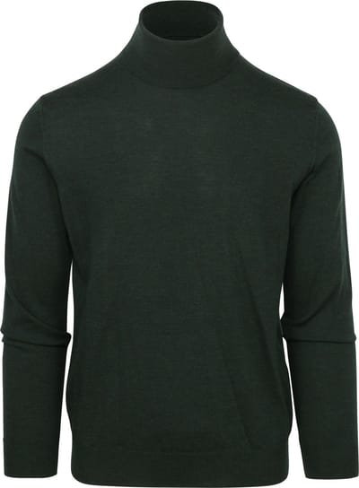 Suitable Merino Coltrui Donkergroen - Maat L - Heren