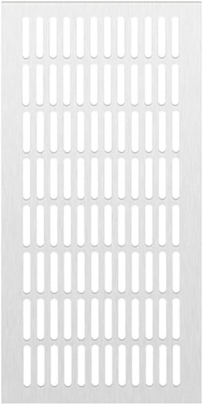 Ventilatierooster - Luchtgaten - Ventilatie Kast - Corrosiebestendig Aluminium - 150 mm Breed - Zilver