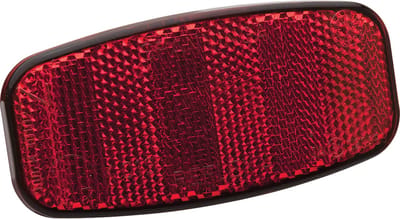Dresco Reflector Rood/zwart 112x54mm