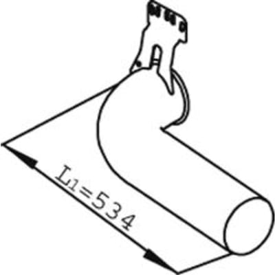 Uitlaatpijp DINEX 68716