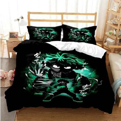 Nieuwe Anime My Hero Academia Beddengoed Collectie met Print Dekbedovertrekken Kussenslopen Dekbed Beddengoed Collecties Beddengoed Met Beddengoed Huis Textiel EU single(135x200cm)