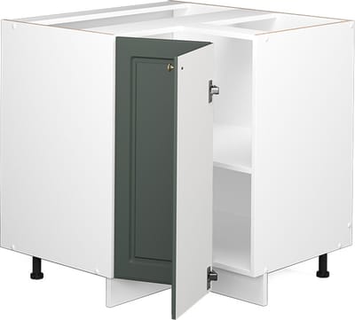 Vicco Fame-Line Hoekkast – 80.5 cm, WB Marmer Groen-Goud Landhuis