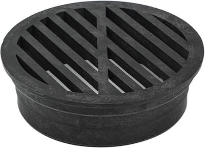 Vloerafvoerrooster - Afvoerzeef Deksel - Waterafvoer Buiten - Vuilbescherming - 3 en 4 inch - Zwart