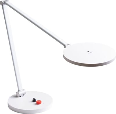 Daylight Tricolor Bureaulamp met LED - Tafellamp met dimmer - Leeslamp met flexibele arm - 3 Lichtkleuren - Dimbaar - LED - Wit