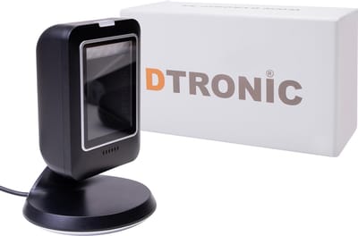 DTRONIC DT3163 barcodescanner – USB tafelscanner – QR & 1D – Plug & Play – Voor PC, Mac & Android