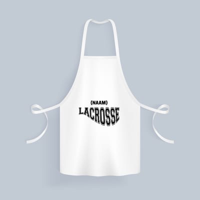 Akyol - lacrosse met eigen naam Keukenschort - Sport - lacrosse - sport - 82 bij 71 cm
