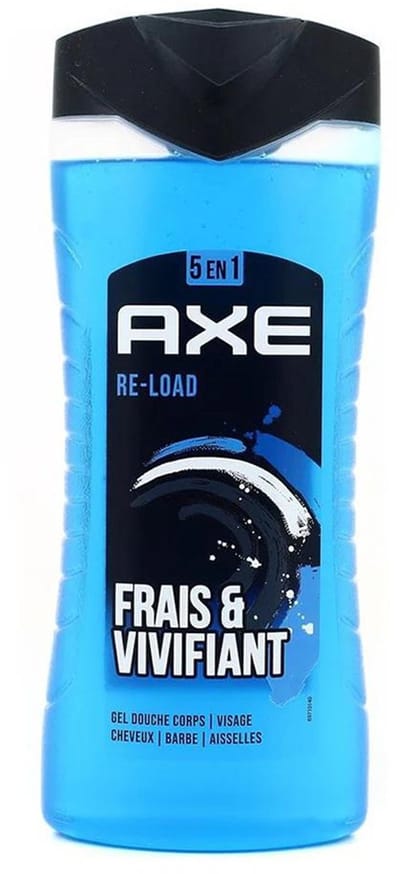 AXE Showergel 5-in-1 – Re-Load – Frais & Vivifiant – 250 ml