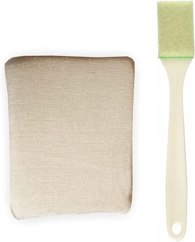 Strass Borstel en Pad - Steentjes Hulpmiddel - Versieren van Textiel - Veegt Steentjes in Sjabloon