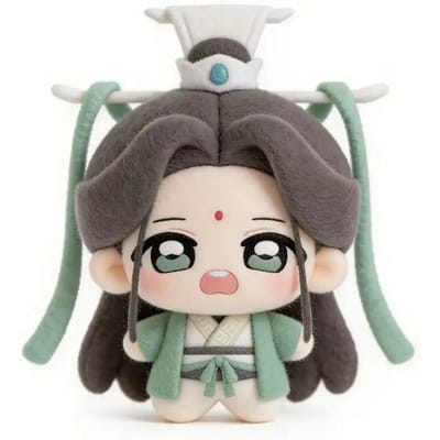10 cm Shen Qingqiu Luo Binghe Peluches Pour Enfants Le Système de Sauvetage de Soi du Méchant Déchets Animaux en Peluche Poupées en Coton Décor Cadeaux