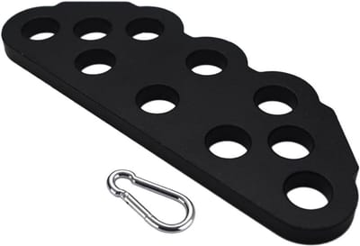 Kabelmachine Bevestiging - Fitness Spreader - Kracht Training - Multi-Grip Ontwerp - 153 x 56 cm - Zwart