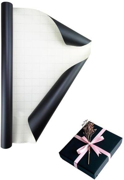 Dailygoods- Cadeaupapier Matglanzend 43 cm x 3 m - Cadeaupapier Verjaardag - Cadeaupapier Kerstmis - Cadeaupapier Feestdagen - Cadeaupapier Rollen - Perfect voor Decoraties - Inpakpapier