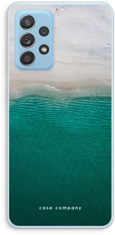 Case Company® - Hoesje geschikt voor Samsung Galaxy A73 hoesje - Stranded - Soft Cover Telefoonhoesje - Bescherming aan alle Kanten en Schermrand