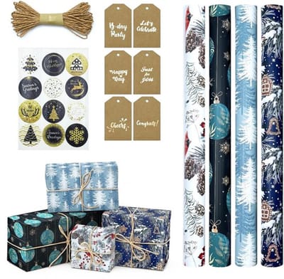 Allecto - Kraftpapieren pakketten - Cadeaupapier - Elegant en