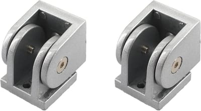 Verstelbare 4040 Aluminium Profiel Scharnier Connector met Zink Legering voor 180 Graden Rotatie - 2 Stuks, Ideaal voor Meubelbouw en DIY Projecten