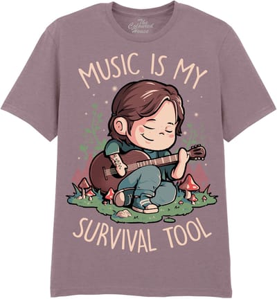 Music Is My Survival Tool The Coloured House T-shirt XL