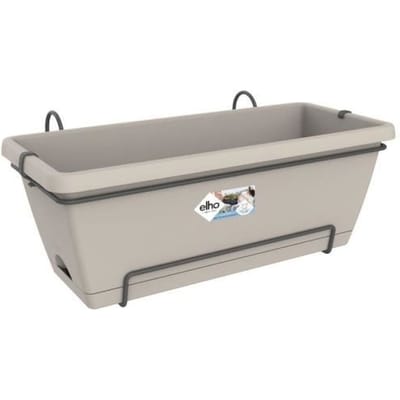 ELHO Jardiniere BARCELONA XL ALLIN1 - L 33.5 x l 54.5 x H 23 cm - Taupe