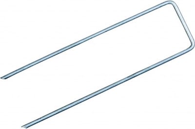 Gronddoekpennen pakket | Inhoud pakket | 50 stuks 3mm 3x30 cm | 50 stuks 4mm 3x20 cm | Gegalvaniseerd | Gepunte uiteinde | Professioneel |
