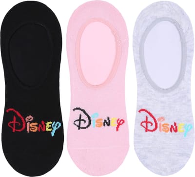 3x Zwart-grijze sokken micro - DISNEY