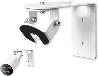 Wandhouder Camera - Beveiligingsbeugel - Buiten Beveiliging - 360 Graden Verstelbaar - 10x10x5cm - Wit