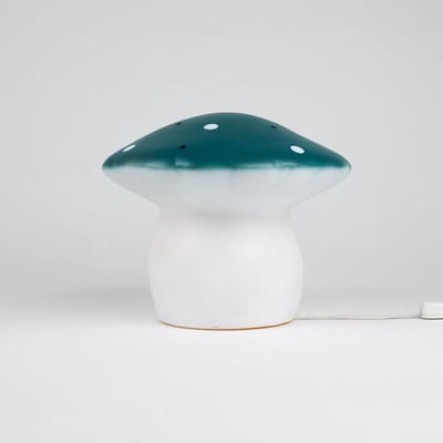 Egmont Toys lamp paddenstoel blauw - decoratie kinderkamer 26x20 cm.
