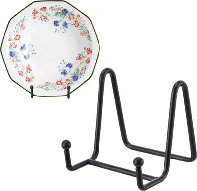 Plate Holder Easel Display Stand - 3 Inch Metalen Plate Standaard voor Mini Fotolijsten, Decoratieve Tafelstands voor Borden, Foto's en Boeken