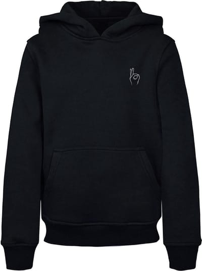 Mister Tee - Kids Easy Sign Kinder hoodie/trui - Kids 110/116 - Zwart