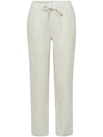 Enkellange broek Van Peter Hahn beige
