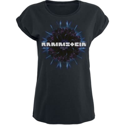 Rammstein T-shirt - Herzeleid Blume - S tot 3XL - voor Vrouwen - zwart