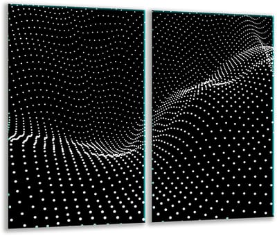 TMK ArtDeko Serie - Snijplank - Glas - Inductie - 2x 30x52cm