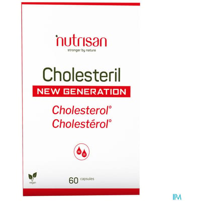 Nutrisan Cholesteril New Generation 60 Vegetarische Capsules