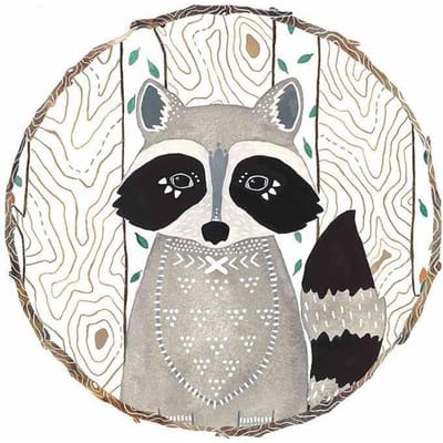 5d Bricolage Broderies Diamants Coon Dessin Animé Décorer Peinture Mosaïque Diamant Broderie Diamant Complète 20x20 black