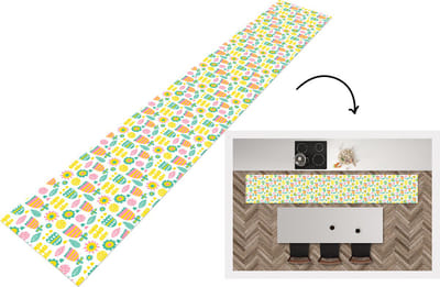 Keukenloper - Loper keuken - Scandinavisch - Bloemen - Lente - Patroon - 300x50 cm - Keukenloper vinyl