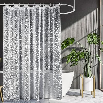 Mildew Bestendige Douchegordijn voor Badkamer met Steentjespatroon 180 x 200 cm - Waterdicht en Comfortabel Douchen