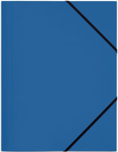 ELBA hoekspanmap Standard, DIN A4, PP, blauw