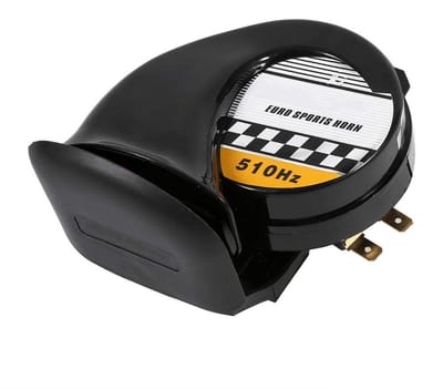 Shopcentral - Snail Horn - 115dB Geluidsniveau - Sterk en Waterproof - Modern Design - Geschikt voor Motorfiets en Scooter - 12V Snail Horn
