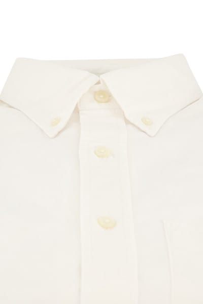 Gant casual overhemd Regular Fit wit effen met borstzak