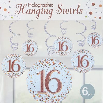 Oaktree - Swirls Sparkling Rose Gold - 16 jaar
